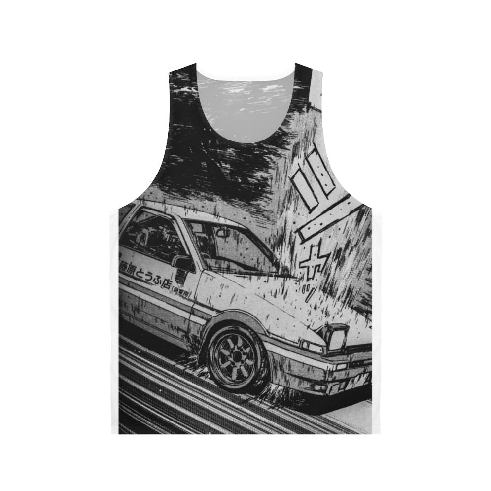 Initial D Ae86 drifting unisex tank top