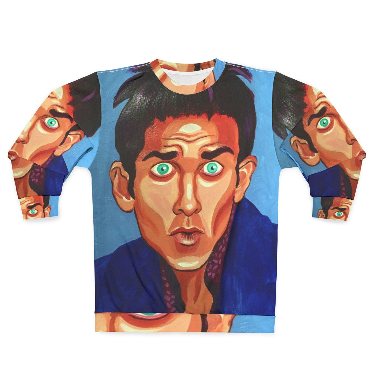 Zoolander Blue Steel Iconic Portrait Sweatshirt