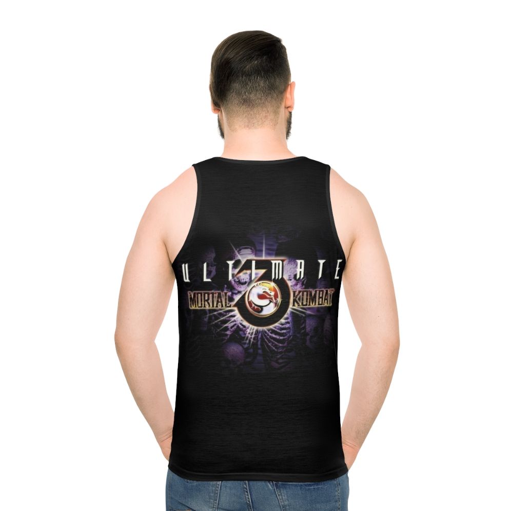 Retro Mortal Kombat 3 Unisex Tank Top - men back