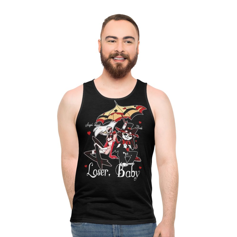 Hazbin Hotel Angel Dust and Husk Unisex Tank Top - men