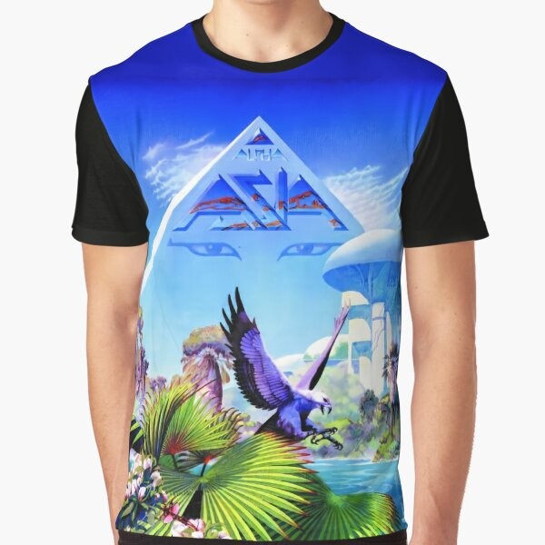 1980s Asia Alpha Progressive Rock Graphic T-Shirt