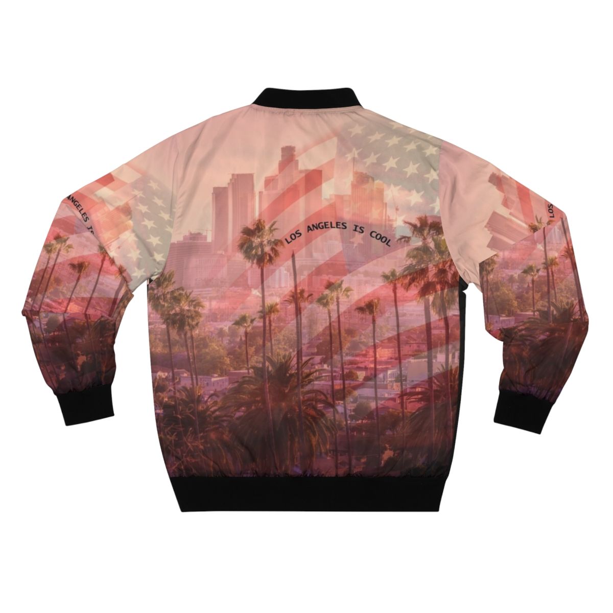 Fashionable Los Angeles Bomber Jacket - Back