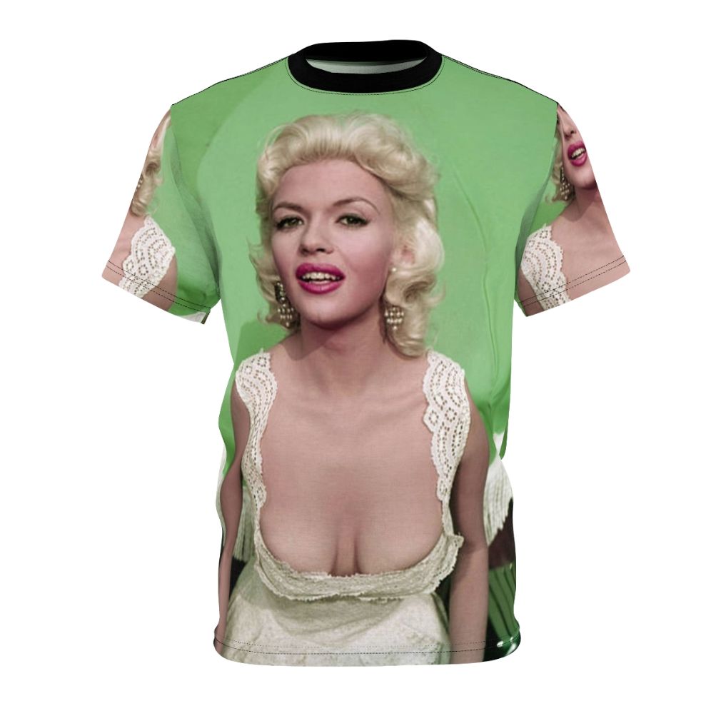 Vintage-inspired Jayne Mansfield t-shirt featuring the classic Hollywood actress