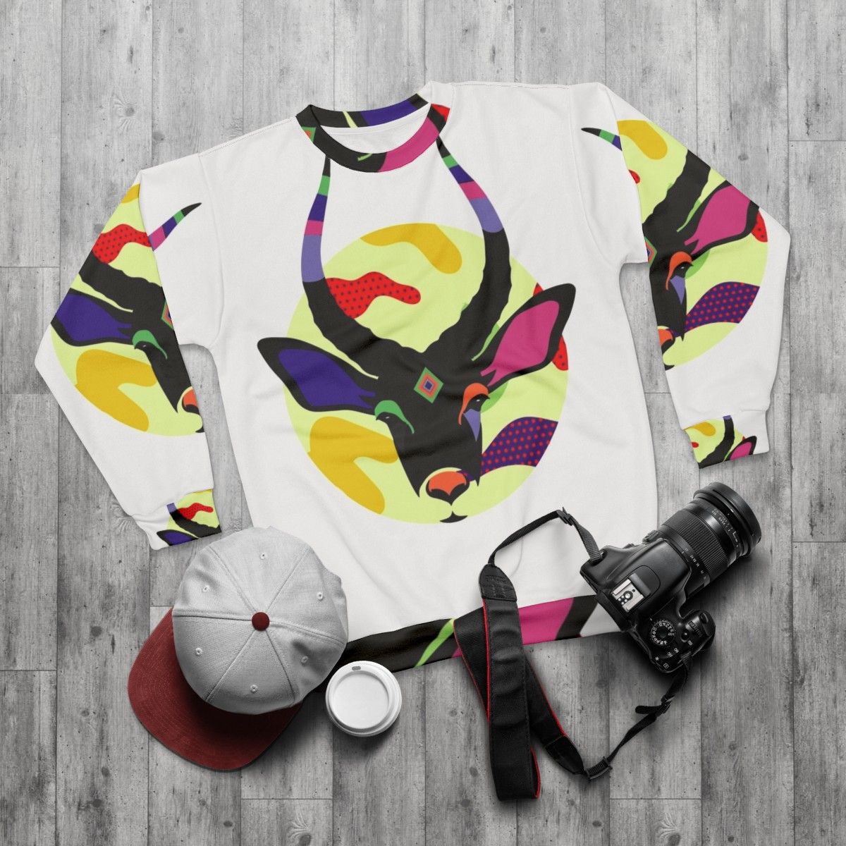 Retro Impala Sweatshirt - flat lay