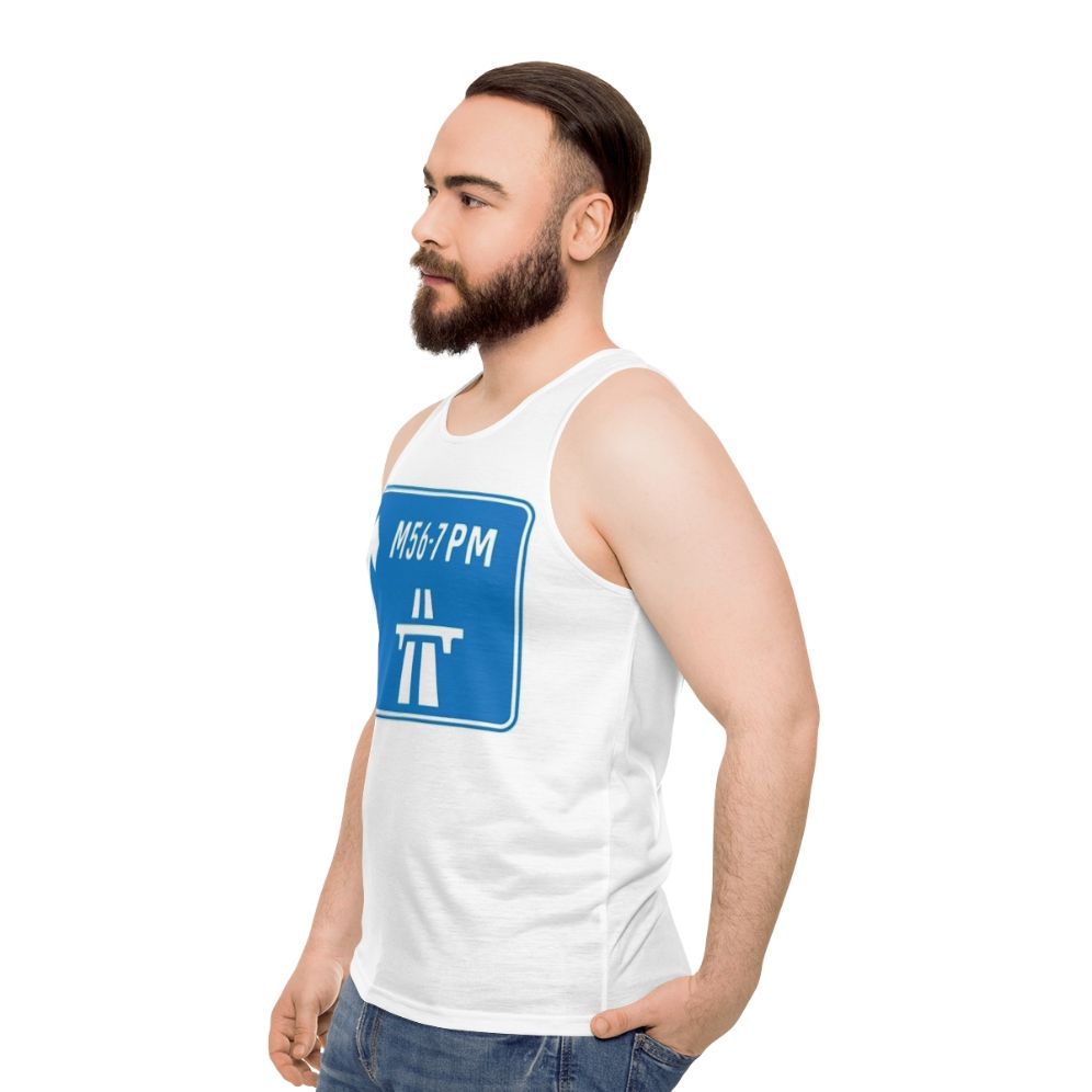 The Fall Mark E Smith Unisex Tank Top - men side