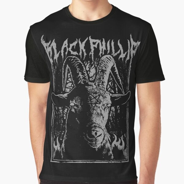 Black Metal 'The Witch' Black Phillip Graphic T-Shirt