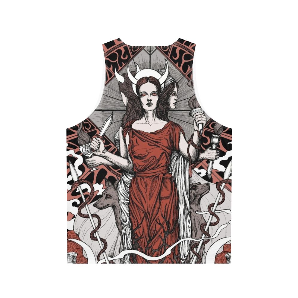 Hecate Unisex Gothic Tank Top - Back