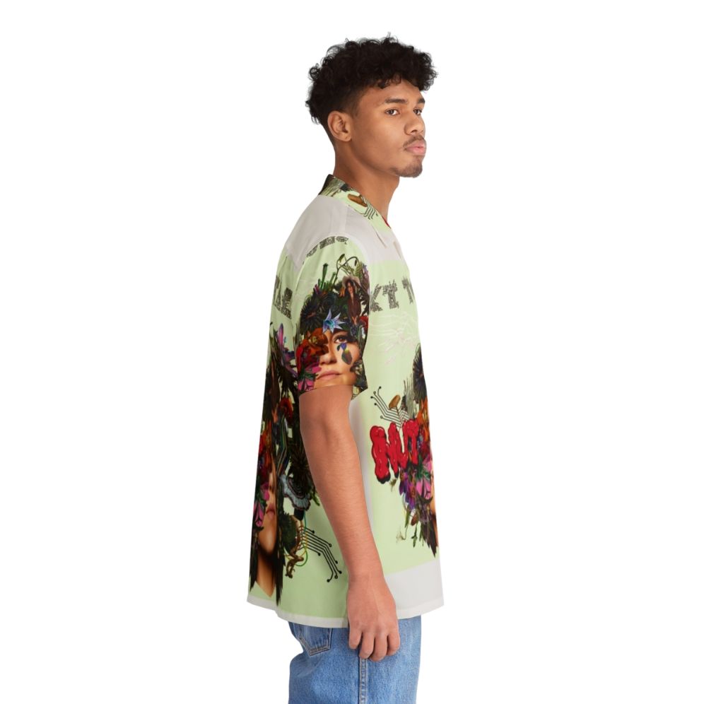 Music inspired tropical Hawaiian shirt - People Pight