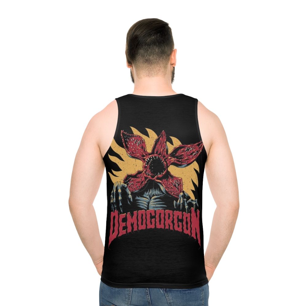 Demogorgon Unisex Tank Top - Stranger Things Inspired - men back