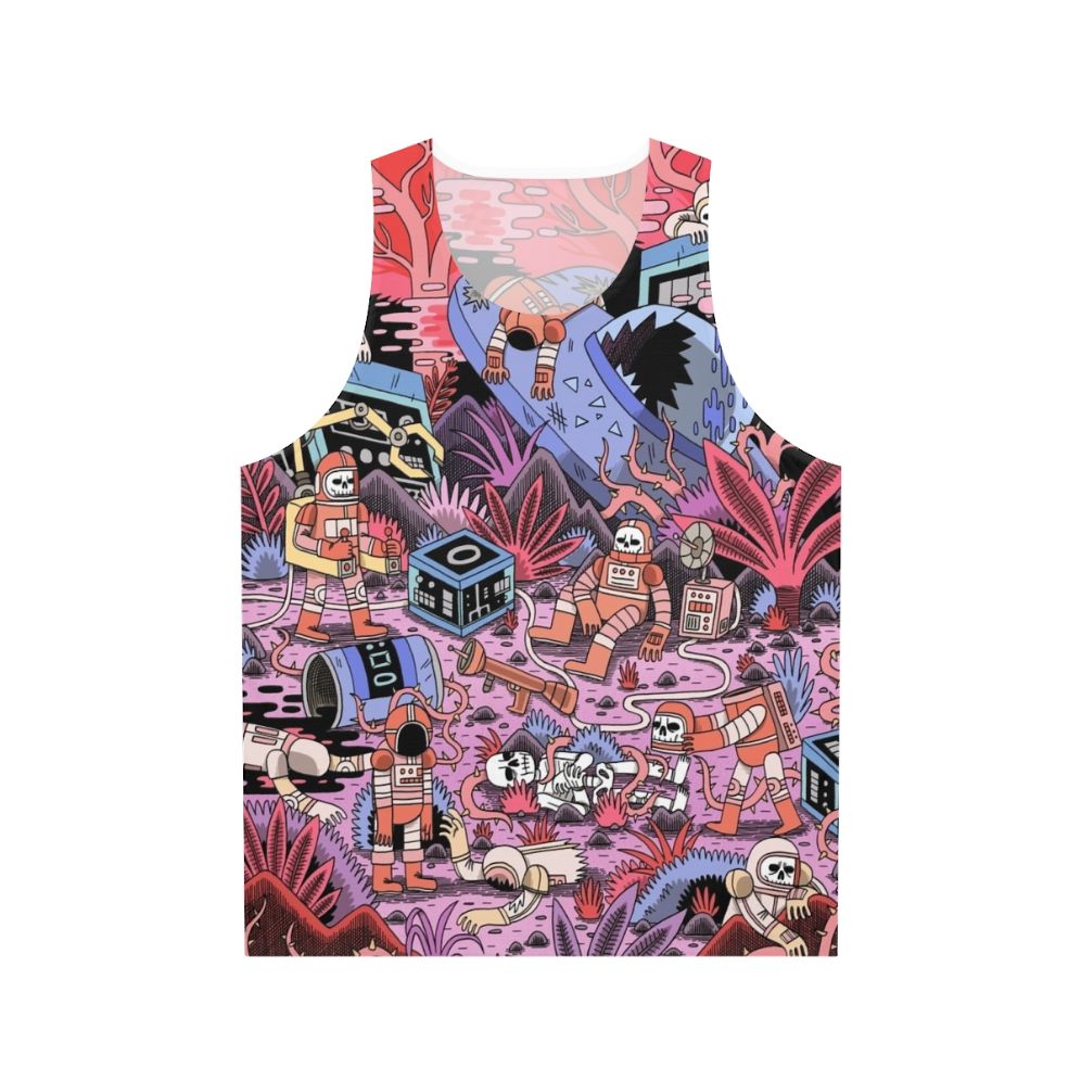 Chaos Unisex Sci-Fi Spaceman Tank Top