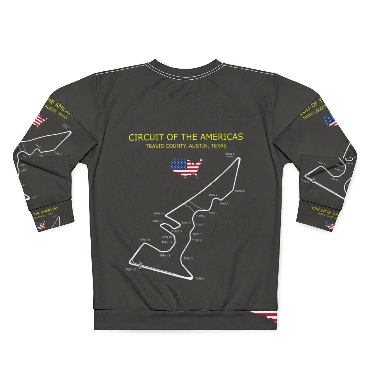 Circuit of the Americas F1 Sweatshirt - Back