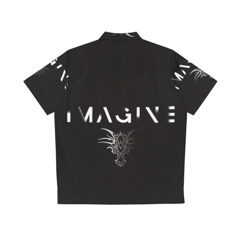 Fading Dragon Hawaiian Shirt with Imagine Dragons Inspired Design - Back