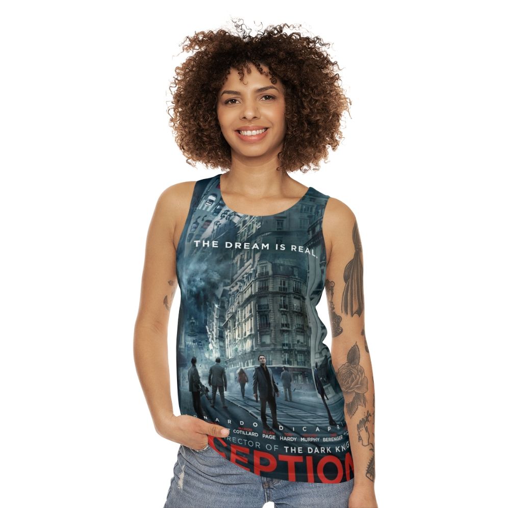 Unisex tank top inspired by the movie Inception - women