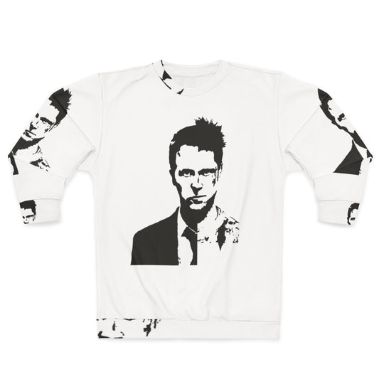 Fight Club Movie Sweatshirt with Edward Norton and Brad Pitt