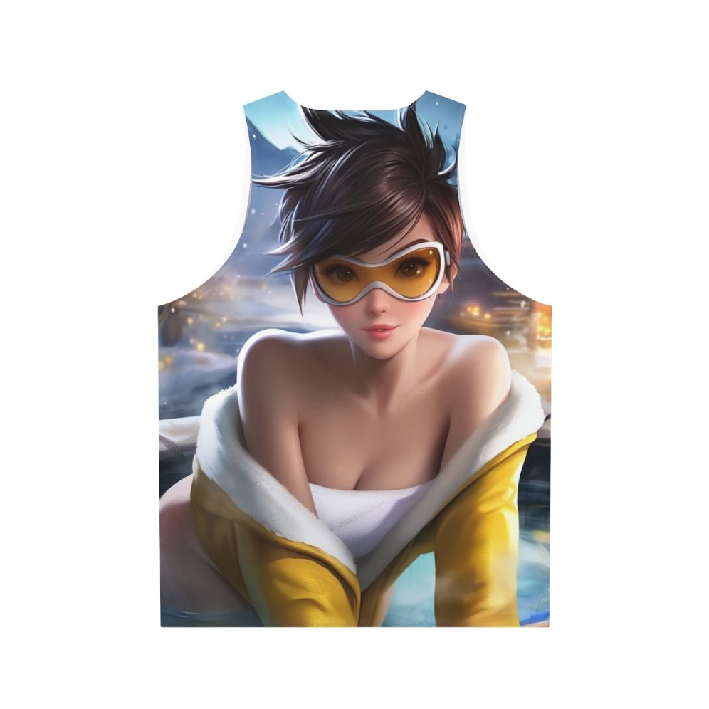 Anime-inspired hot spring tank top with Tracer design - Back