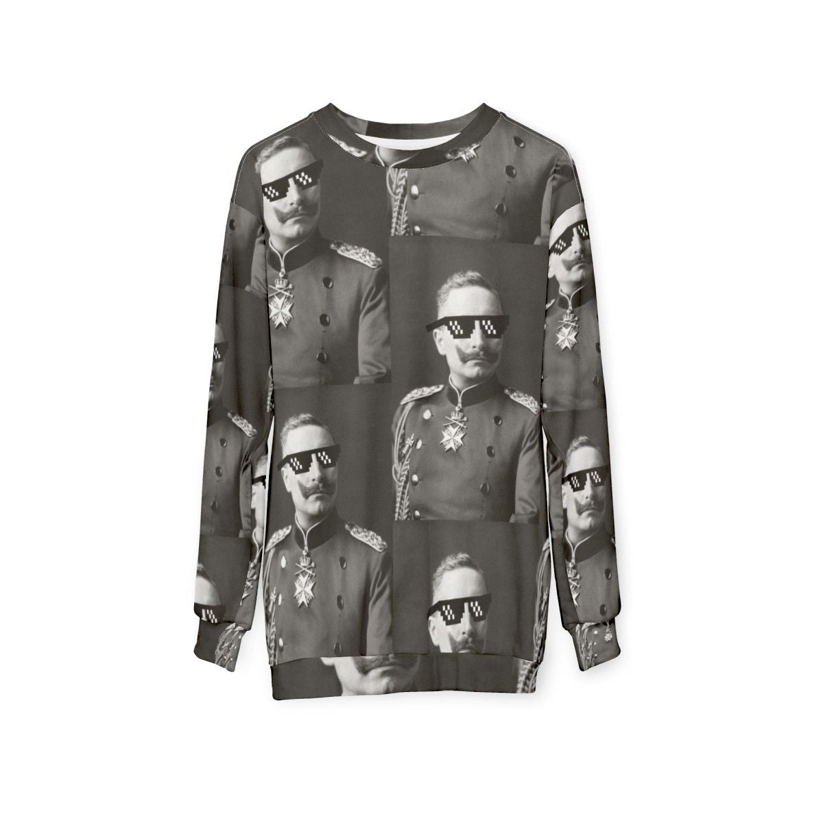 Deal With It Kaiser Wilhelm II Sweatshirt - hanging