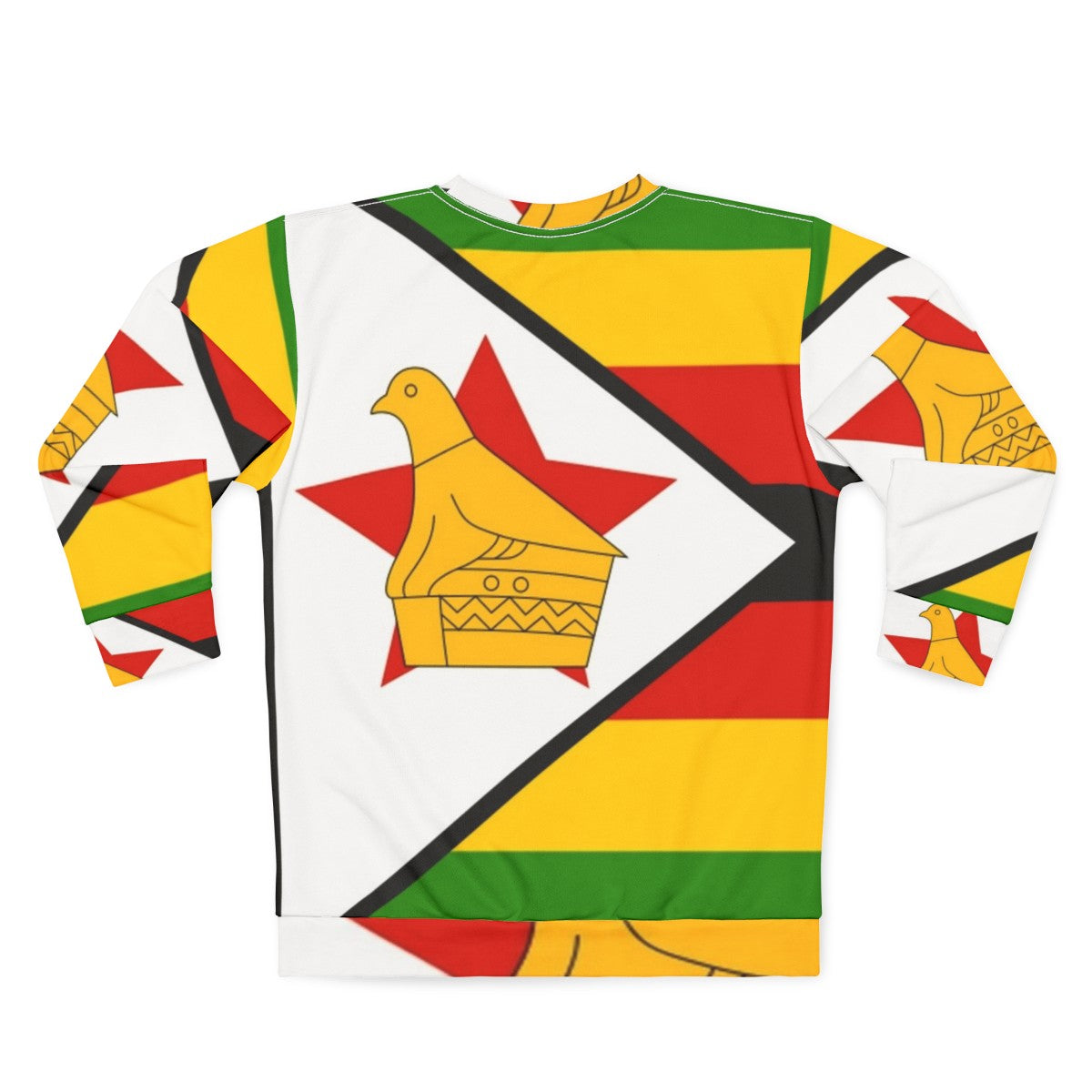 Zimbabwe Flag Sweatshirt - Back