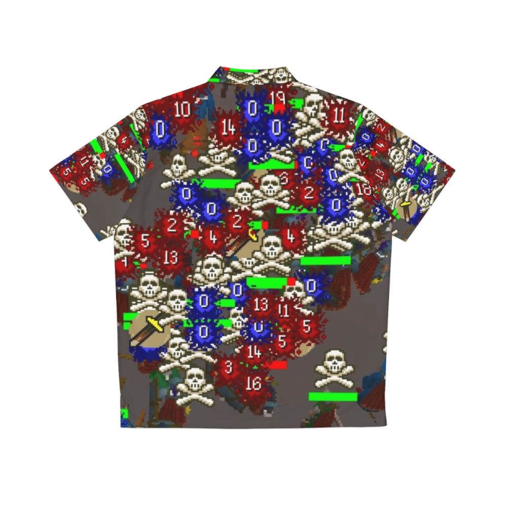 Clan Wars Hawaiian Shirt for Oldschool Runescape Fans - Back