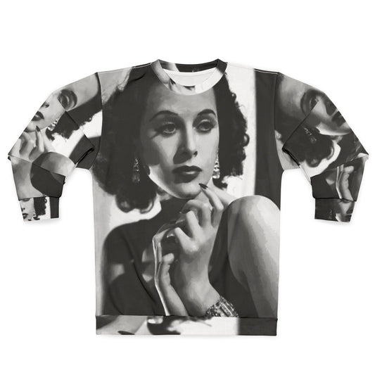 Vintage Hedy Lamarr Oil Painting Sweatshirt