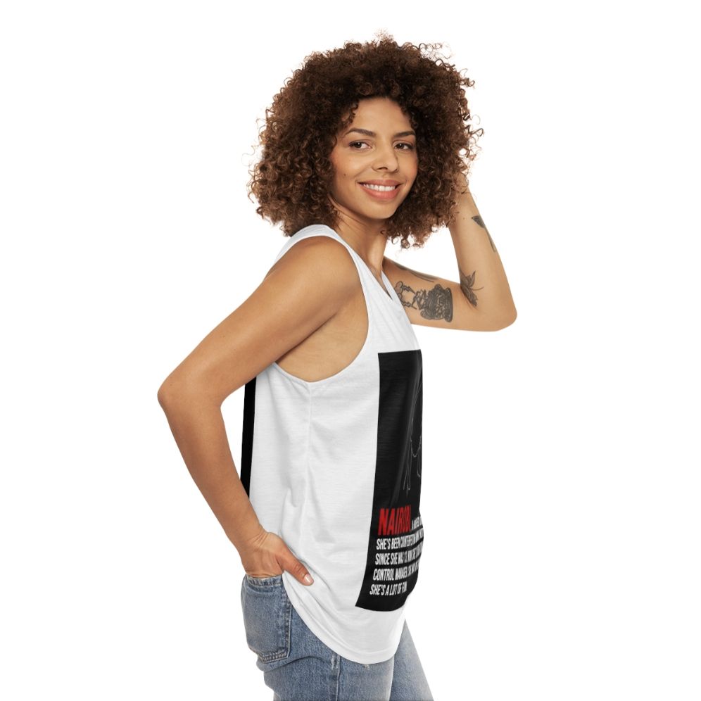 Nairobi House of Money Unisex Tank Top - women side