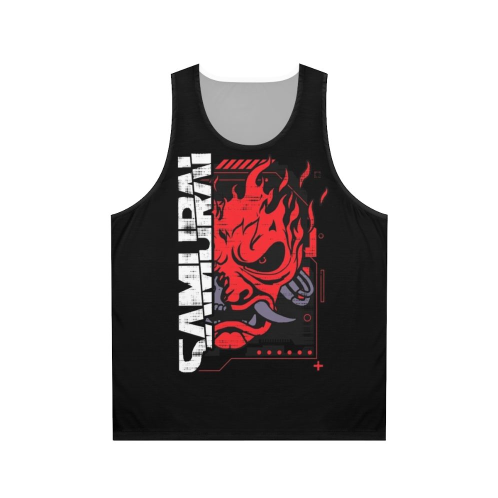 Cyberpunk Samurai Rock Band Unisex Tank Top