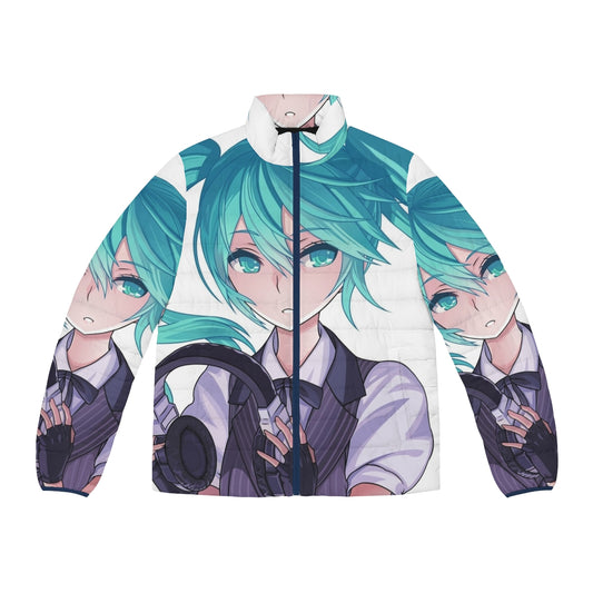 Miku Hatsune Vocaloid Puffer Jacket - Anime-inspired outerwear featuring the iconic virtual singer