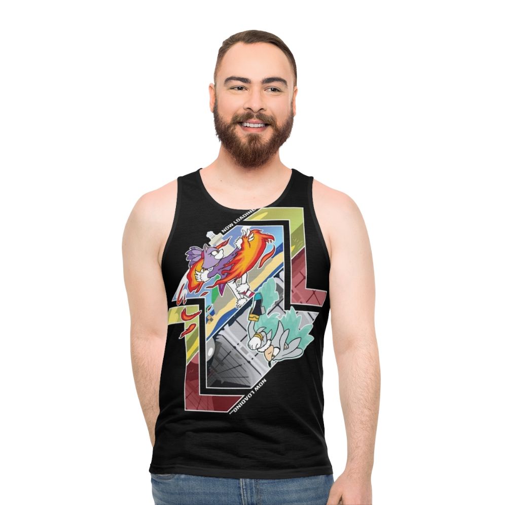 Retro Sonic the Hedgehog Unisex Tank Top - men