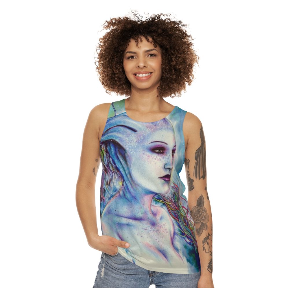 Mass Effect Liara Tsoni Unisex Tank Top - women