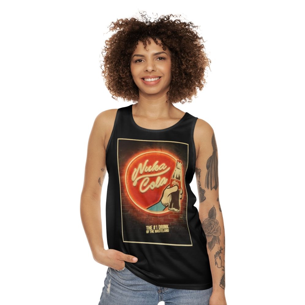 Nuka Cola inspired unisex tank top - women