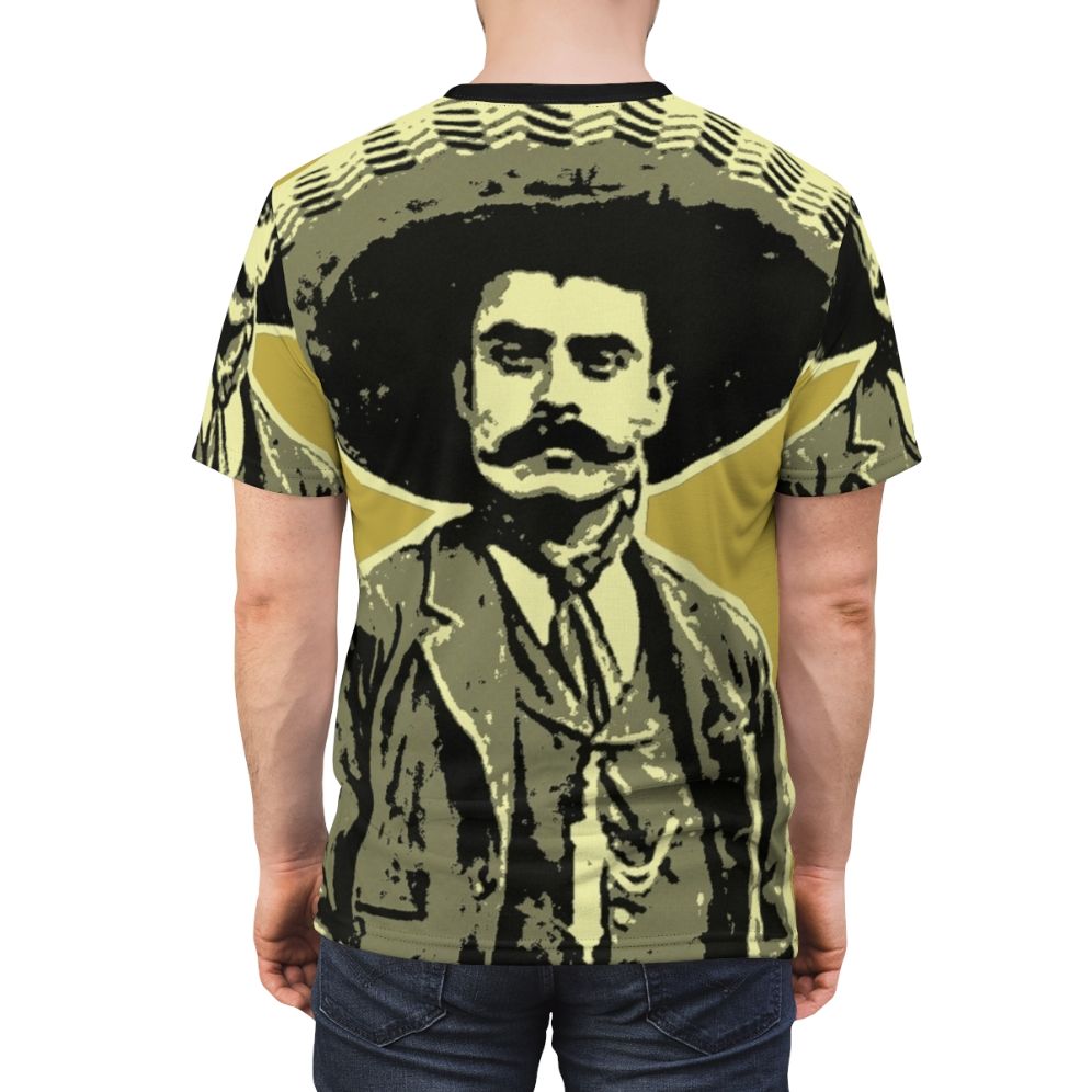 Emiliano Zapata Inspired All-Over Print T-shirt - men back