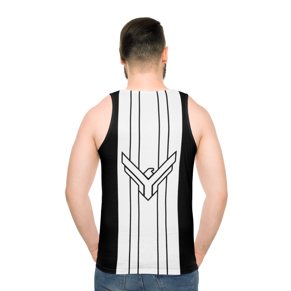 Dune House Atreides Banner Stripes Unisex Tank Top - men back