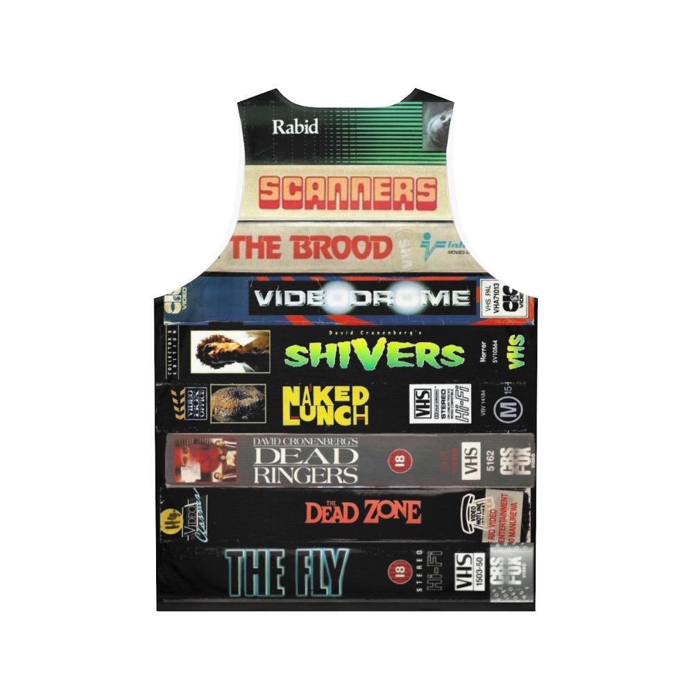 Cronenberg VHS Collection Unisex Tank Top - Back