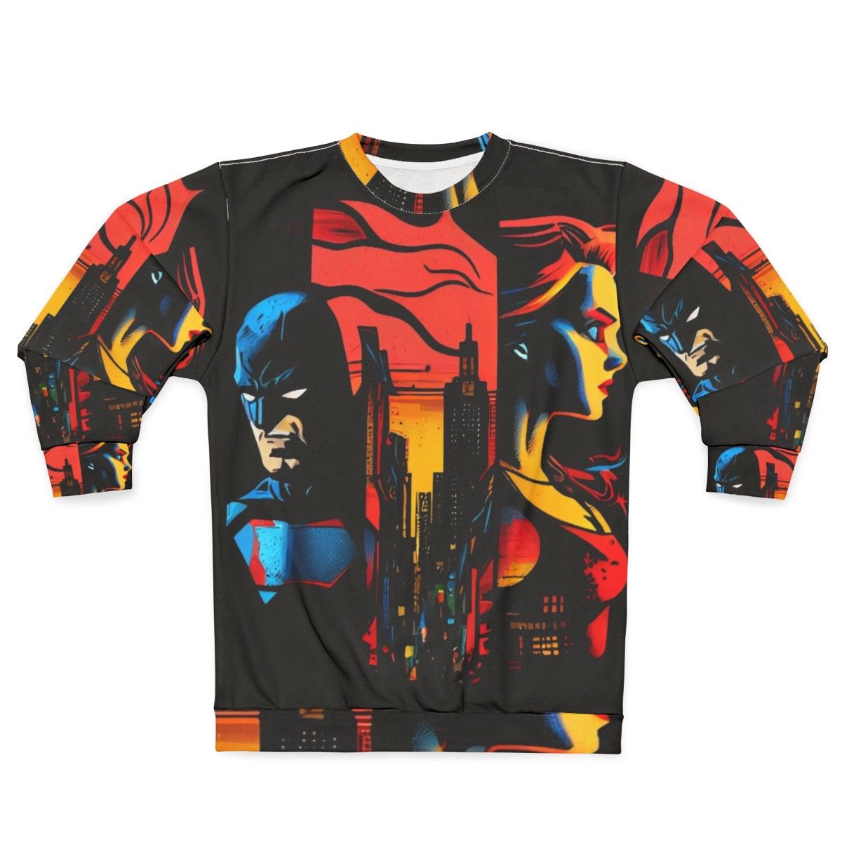 Iconic Superhero Sweatshirt 2 - Superhero Clothing Design