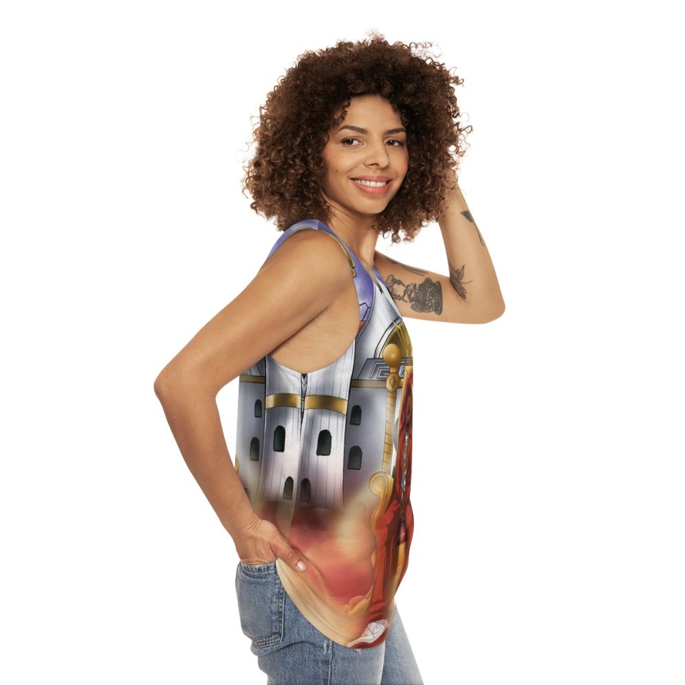 Ether Unisex Graphic Tank Top - women side