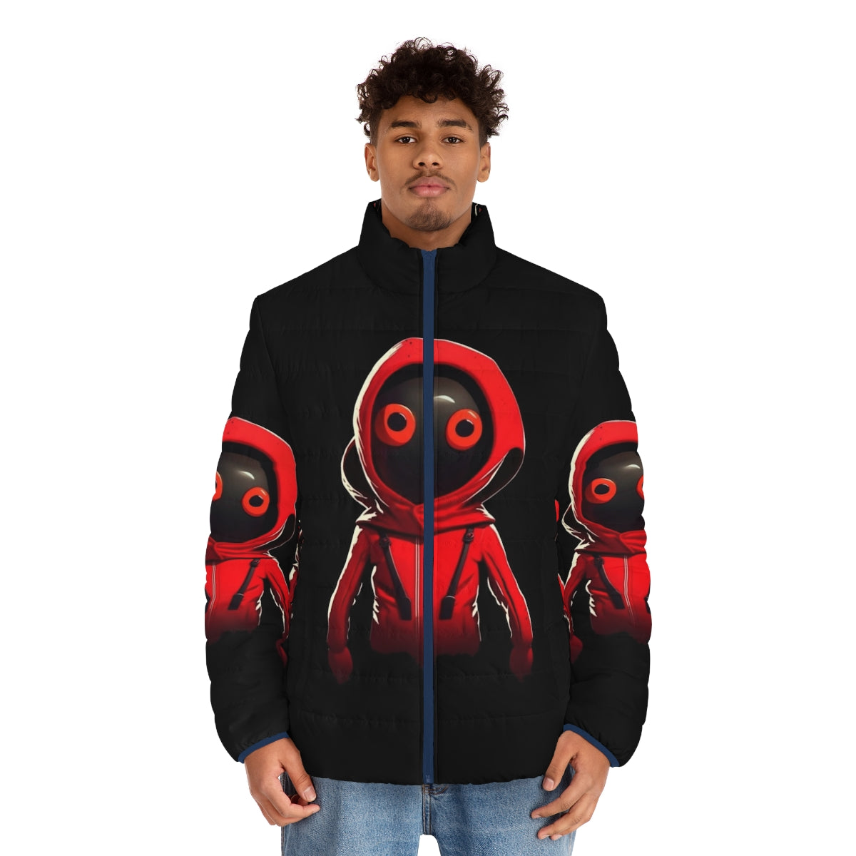 Squid Game Puffer Jacket 456 - Official Netflix Merchandise - men front