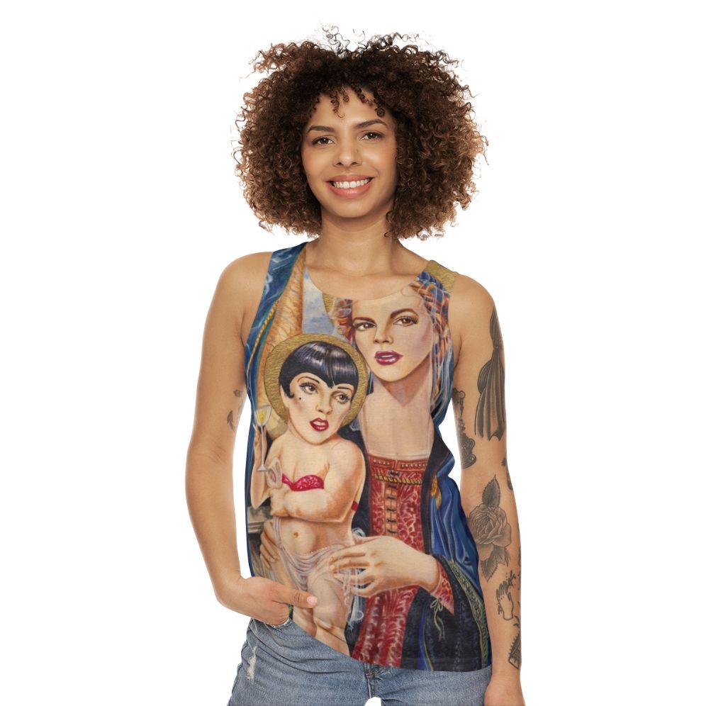 Judy Garland and Liza Minnelli Unisex Tank Top - women