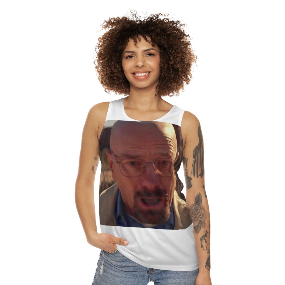 Walter White Meme Unisex Tank Top - women