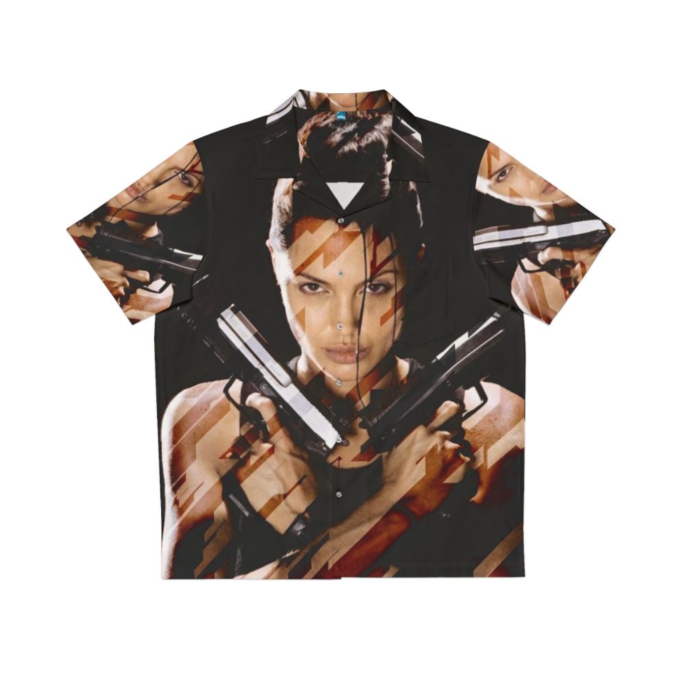 Lara Croft Tomb Raider Angelina Jolie Adventure Hawaiian Shirt