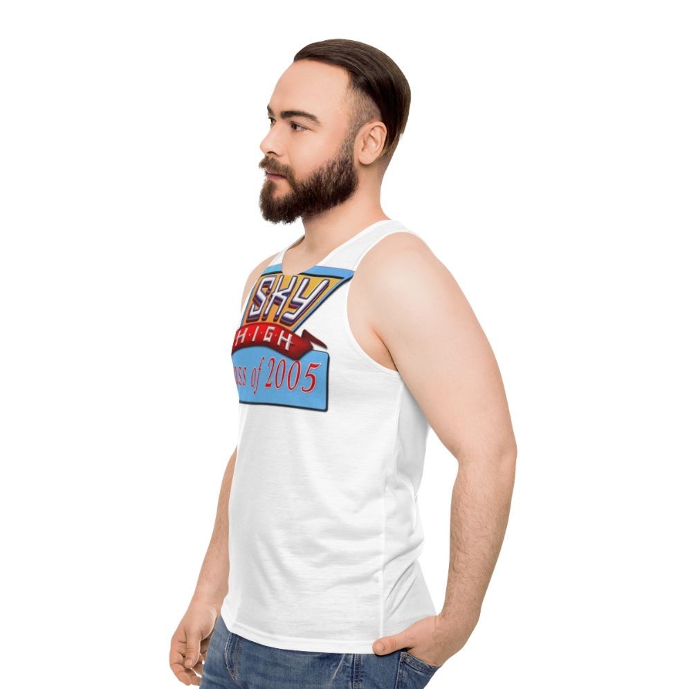 Sky High Alumni Unisex Superhero Tank Top - men side