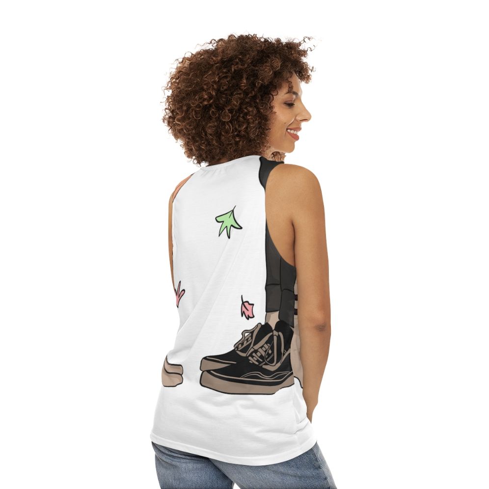 Heartstopper Nick and Charlie Unisex Tank Top - women back