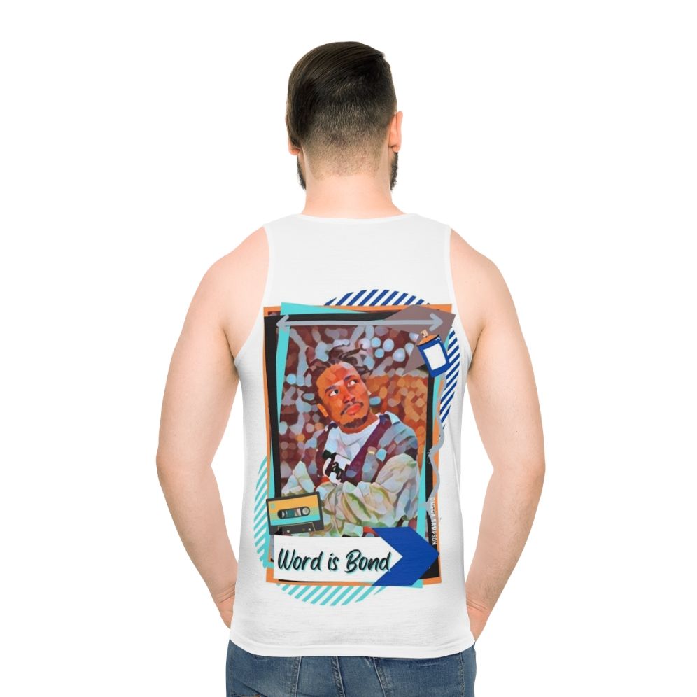 Unisex ODB 'Word Is Bond' 90s Hip Hop Tank Top - men back