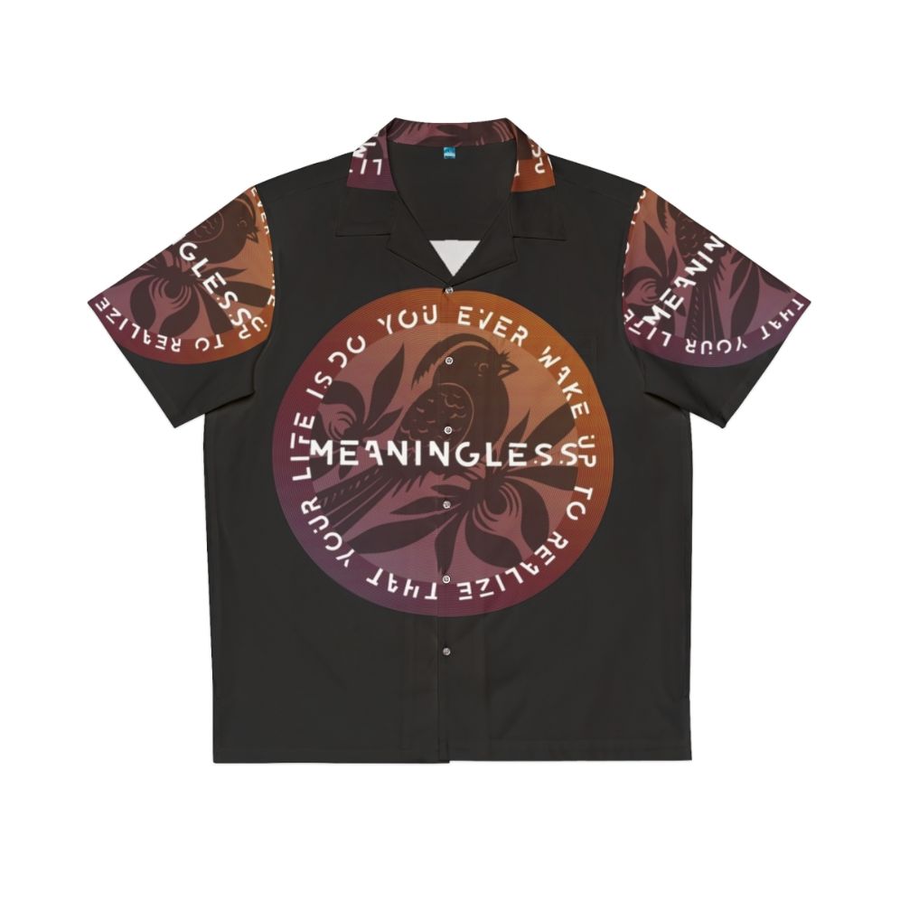 Bayside inspired Hawaiian shirt with meaningful lyrics and graphic