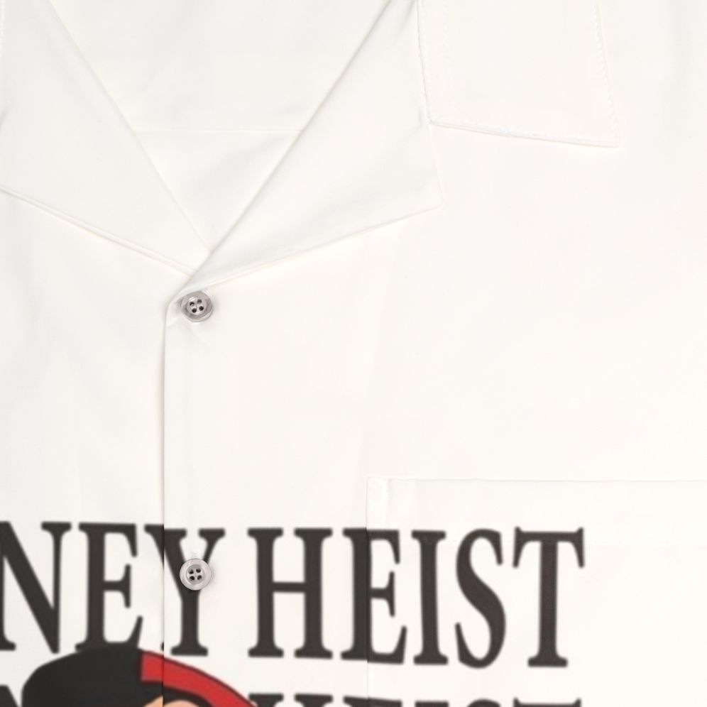 Berlin illustration Hawaiian shirt, Money Heist Netflix merchandise - Detail