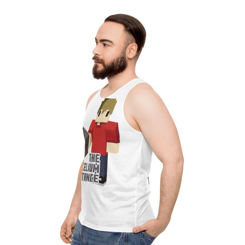 Unisex 'Mycelium Resistance' Tank Top featuring Grian from Hermitcraft - men side