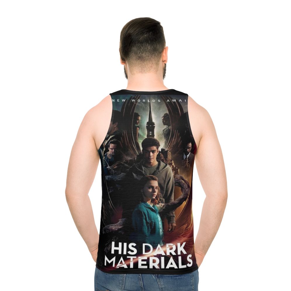 His Dark Materials Unisex Tank Top - men back