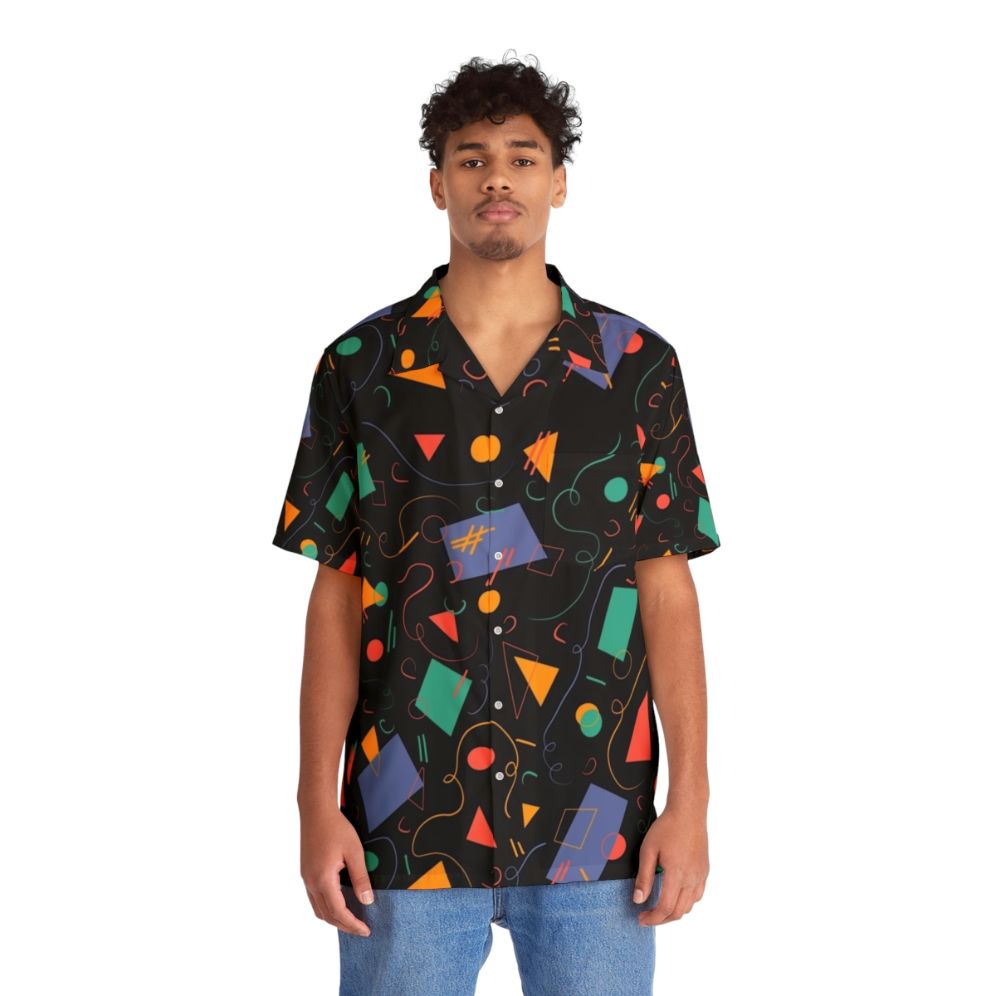 Arcade Carpet Hawaiian Shirt 2 featuring retro 90s pattern - Lifestyle