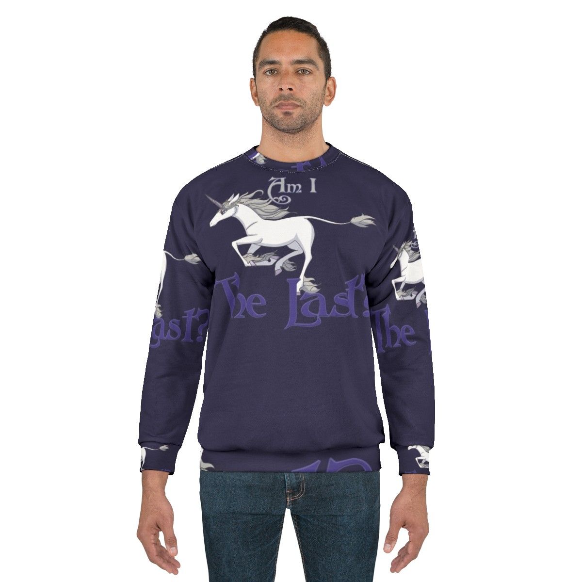 The Last Unicorn Graphic Sweatshirt Design - men