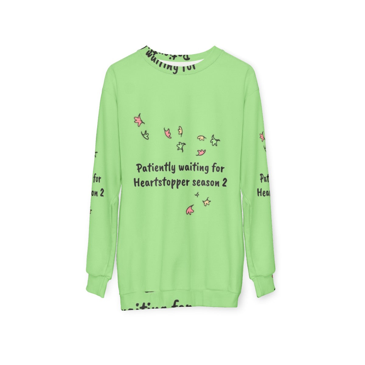 Heartstopper Season 2 Sweatshirt with Nick and Charlie from the Netflix series - hanging