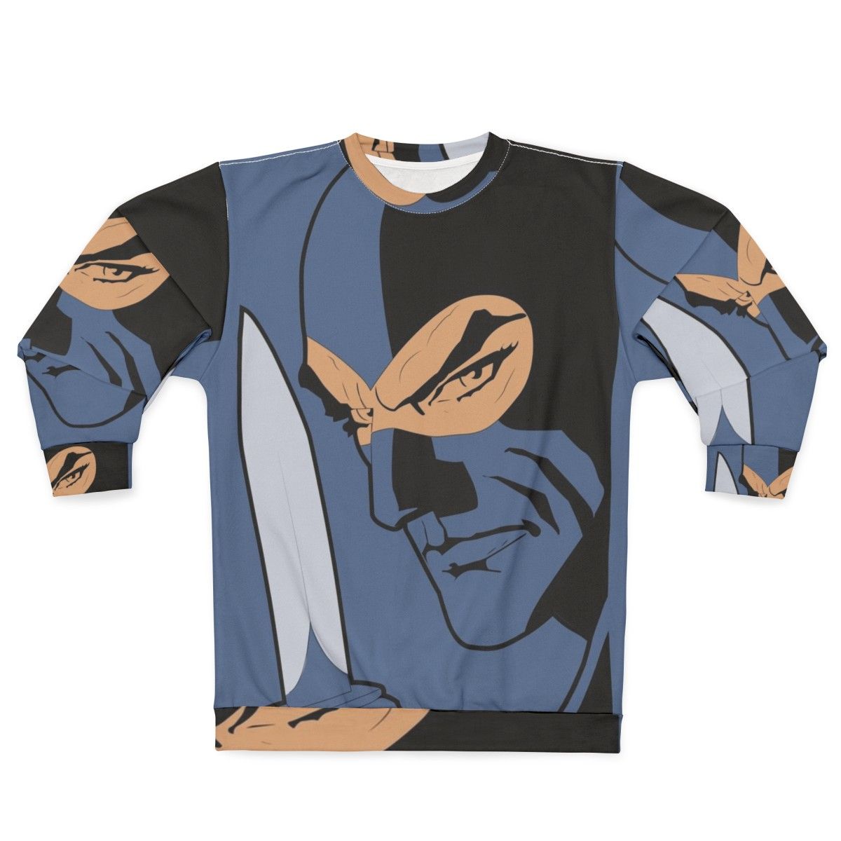 Diabolik Art Sweatshirt featuring the iconic Italian comic book character