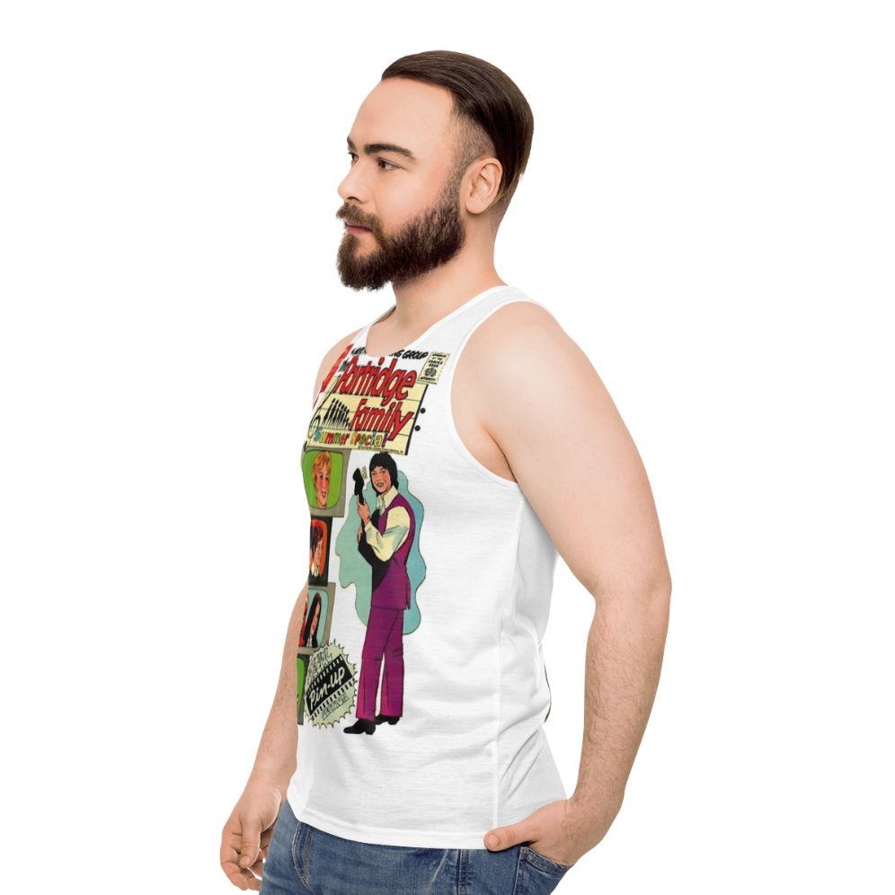 Partridge Family Retro Unisex Tank Top - men side